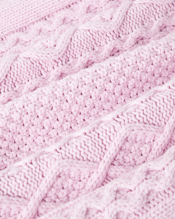 Cable Knit Quarter Zip Sweater