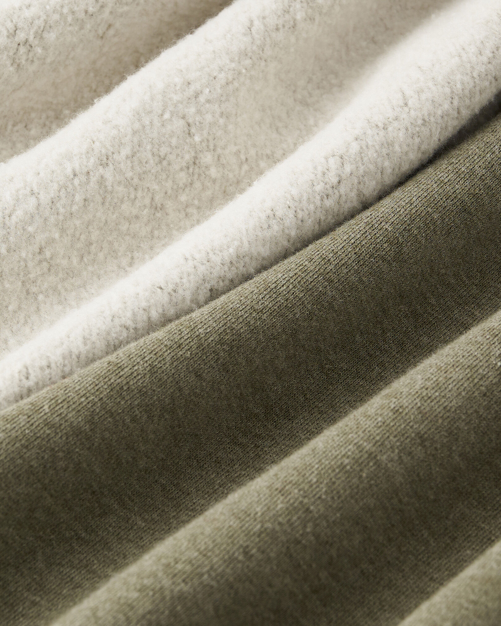 Chandail original à capuchon et glissière  en coton bio