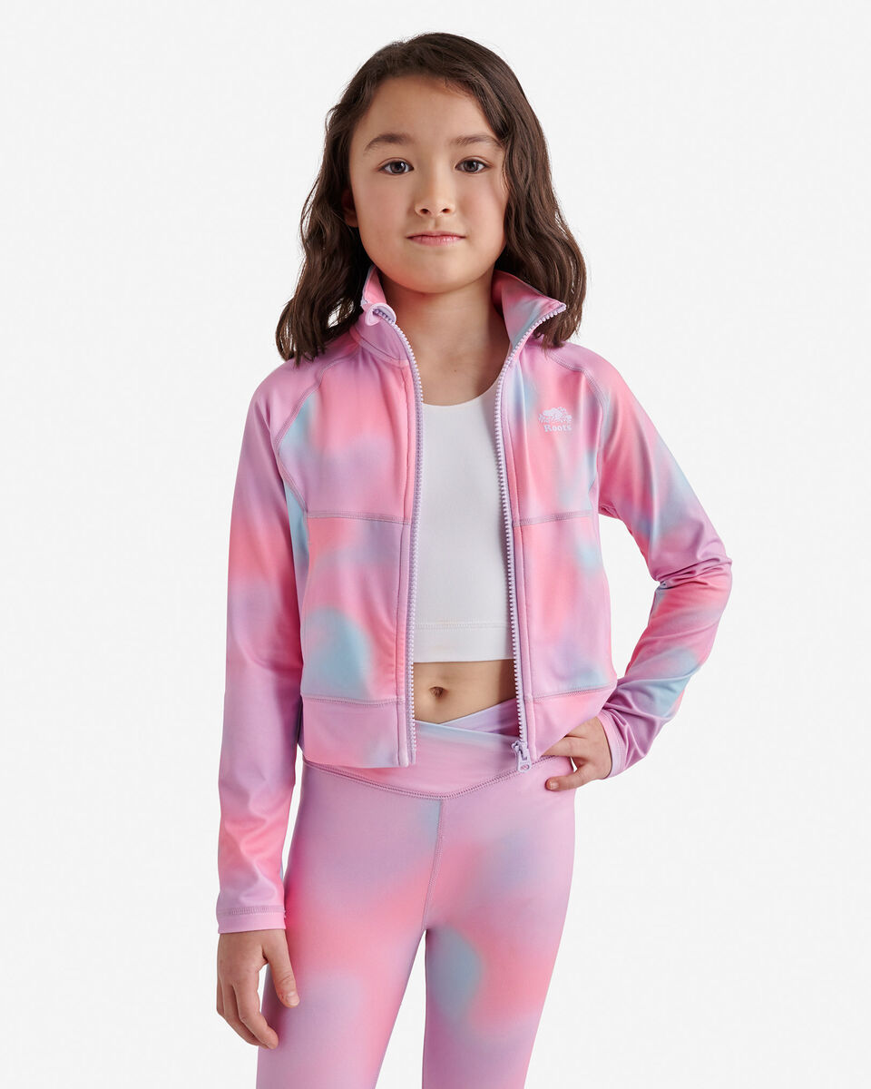 Girls Active Zip Track Jacket
