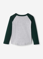 T-shirt style baseball Cooper en coton bio pour tout-petits