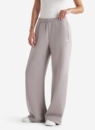Pantalon en molleton nuage à jambe large