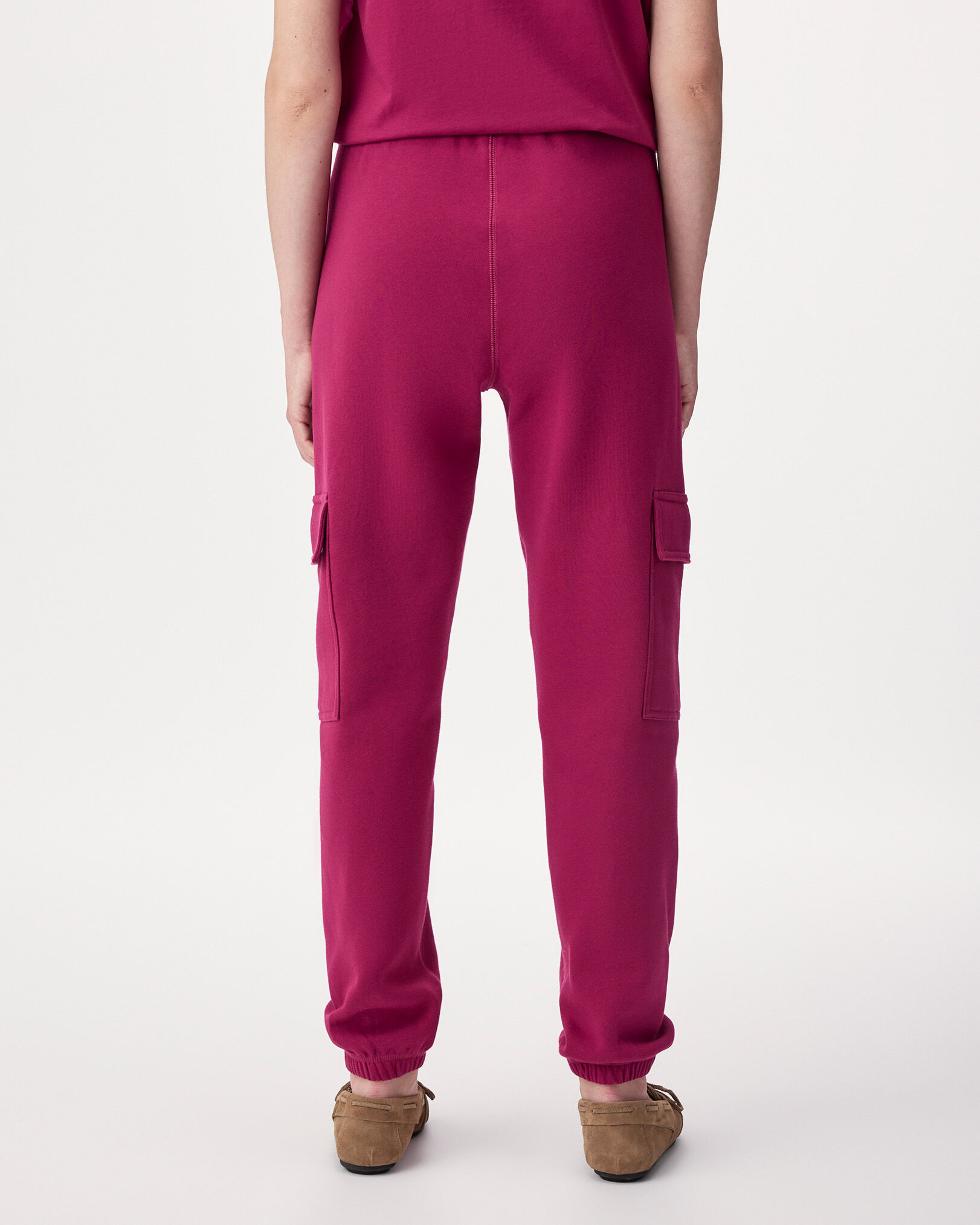 Pantalon cargo molletonné en coton biologique Cooper