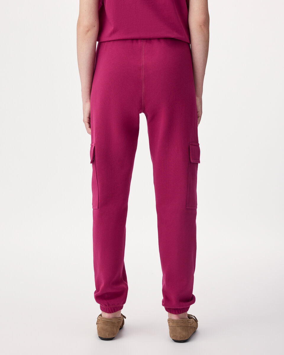 Pantalon cargo molletonn&eacute; en coton biologique Cooper