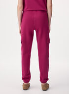 Pantalon cargo molletonn&eacute; en coton biologique Cooper