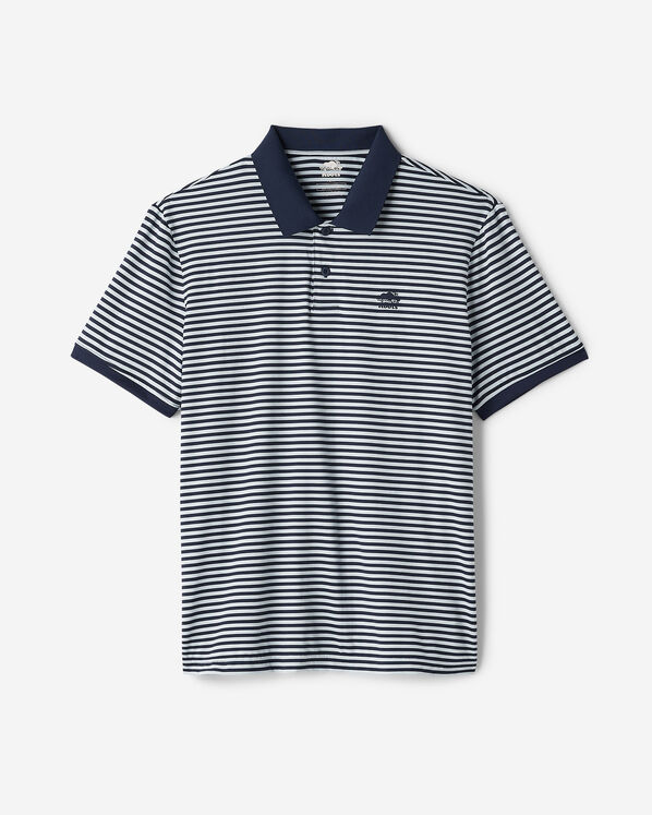 Renew Knit Striped Polo