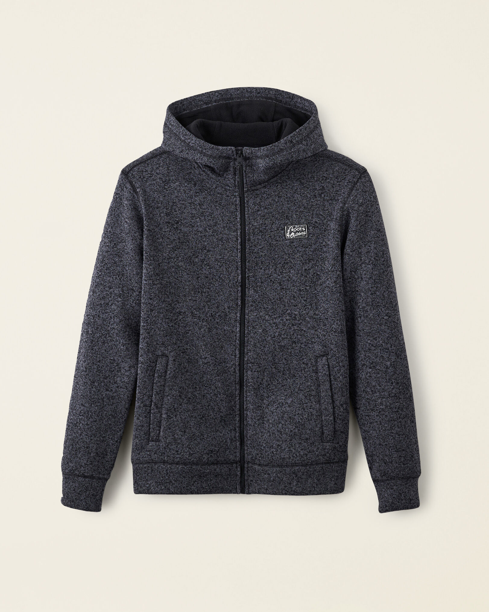 Sweater Fleece Zip Hoodie Sweatshirts and Hoodies Roots