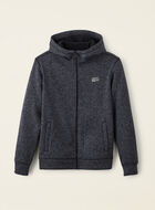 Sweater Fleece Zip Hoodie