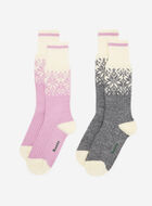 2 paires de chaussettes Elsa Cabane Roots pour adultes