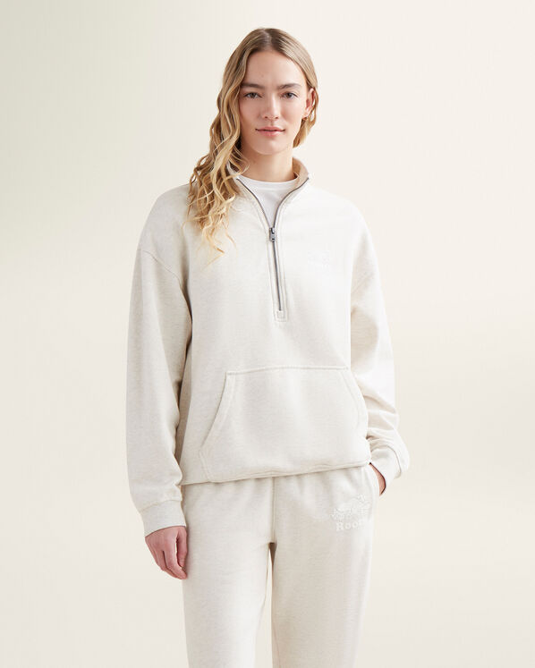 Organic Cooper Relaxed Half Zip Stein