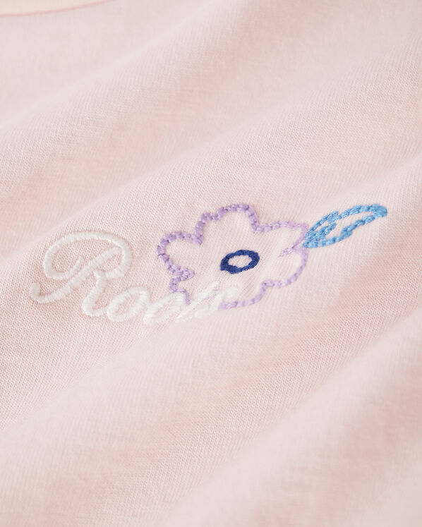 T-shirt motif floral Roots pour femme