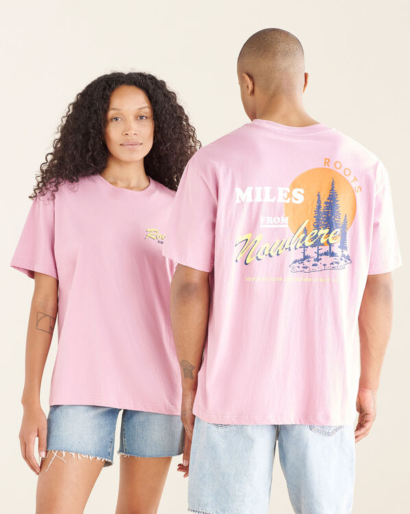 T-shirt décontracté Miles From Nowhere non genré