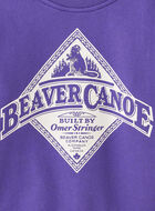 Chandail à col rond décontracté Beaver Canoe pour tout-petits