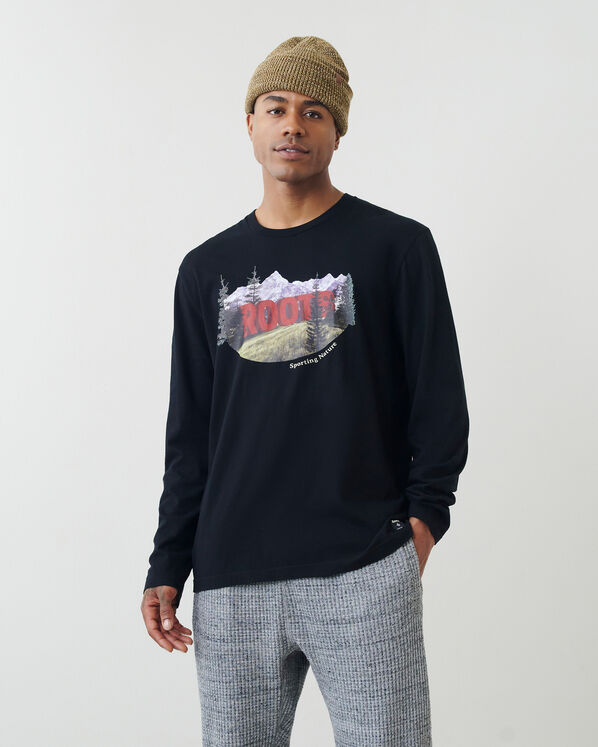 Mens Cascades Long Sleeve T-Shirt