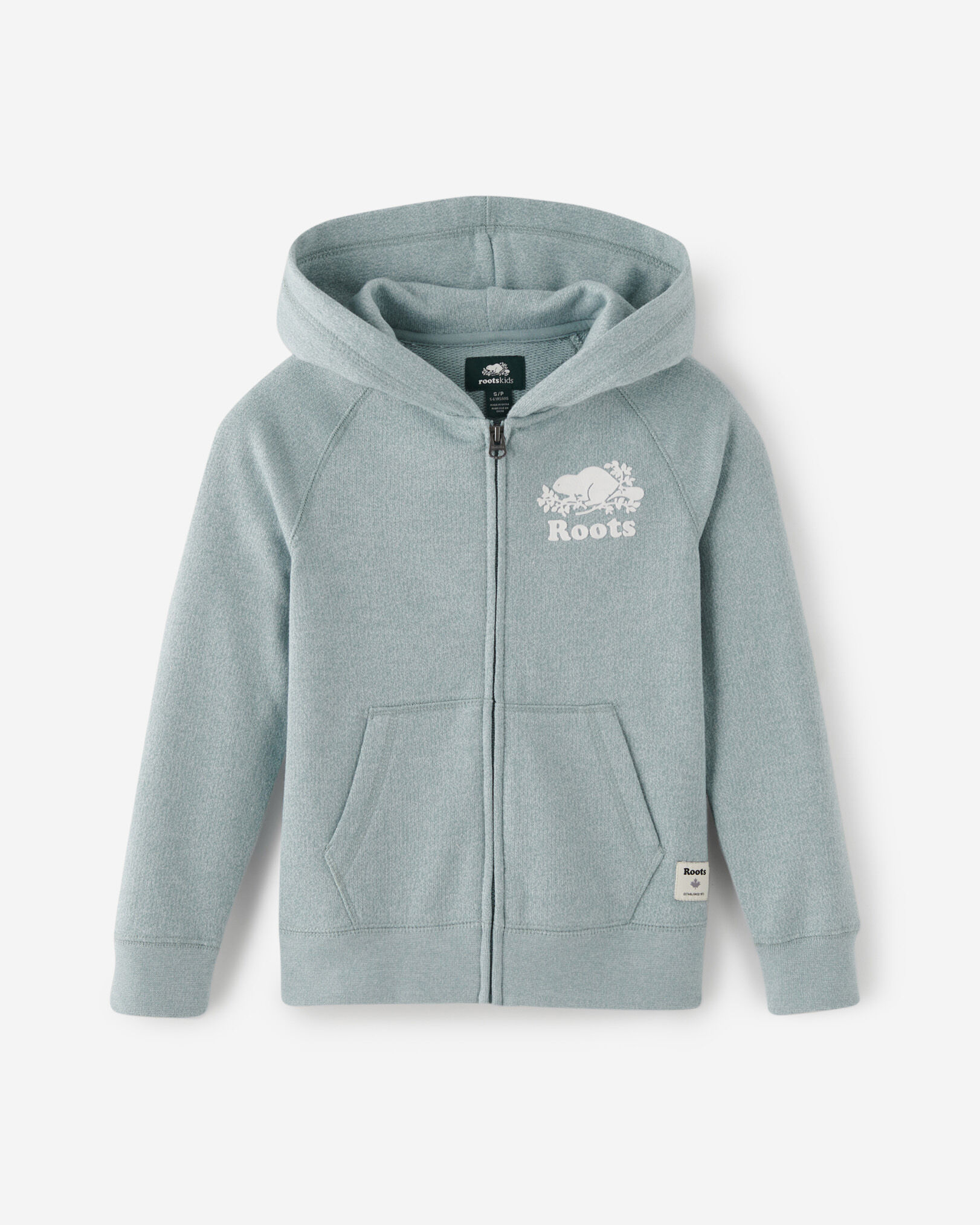 Kids Original Full Zip Hoodie Sweatshirts and Hoodies Roots