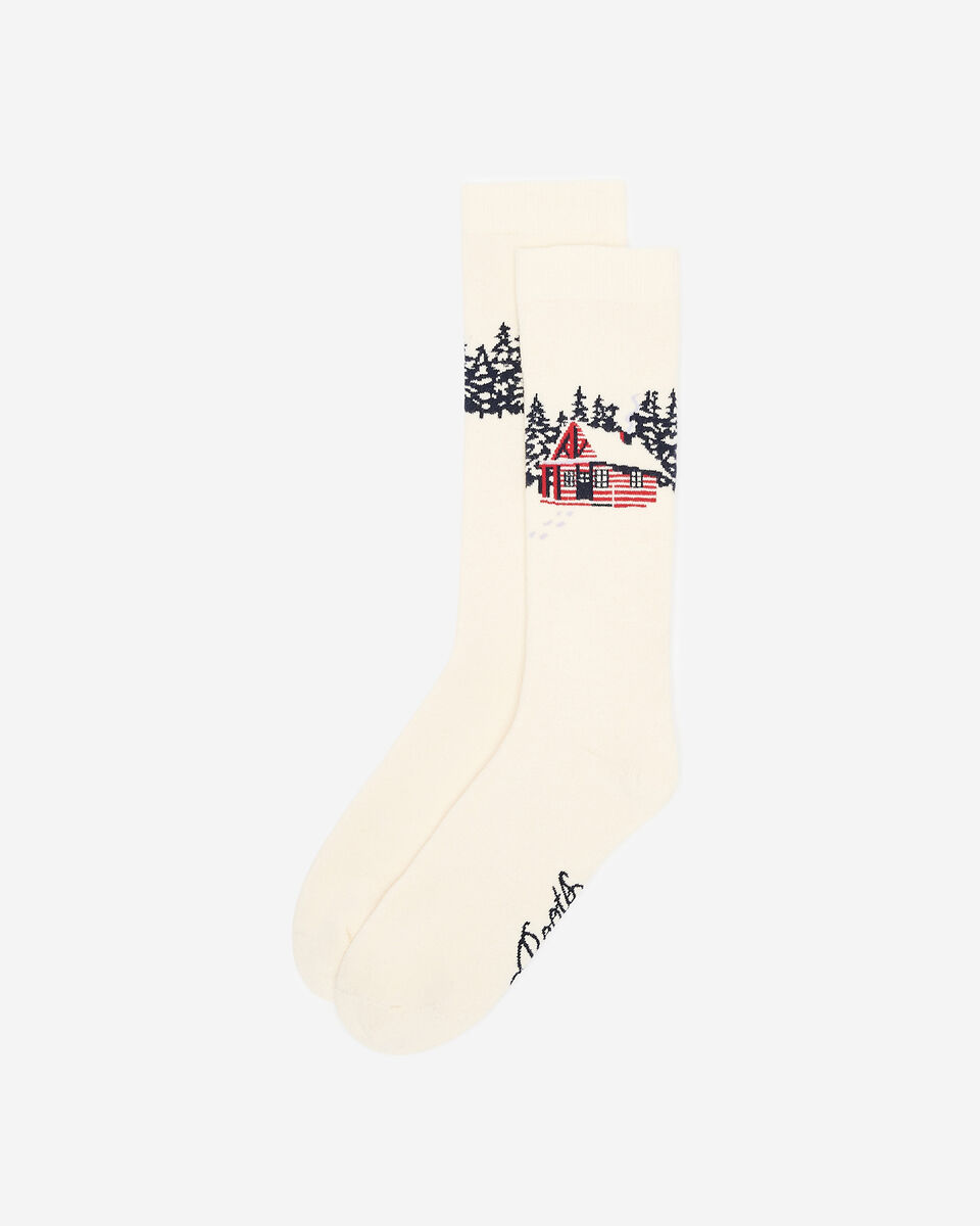 Adult Cabin Landscape Sock