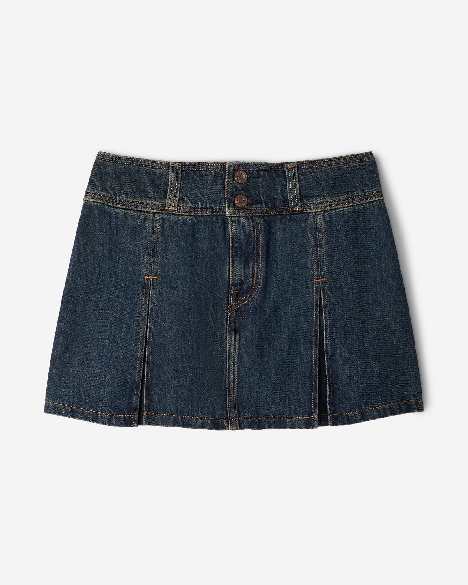 Levi's® Inverted Pleat Mini Skirt