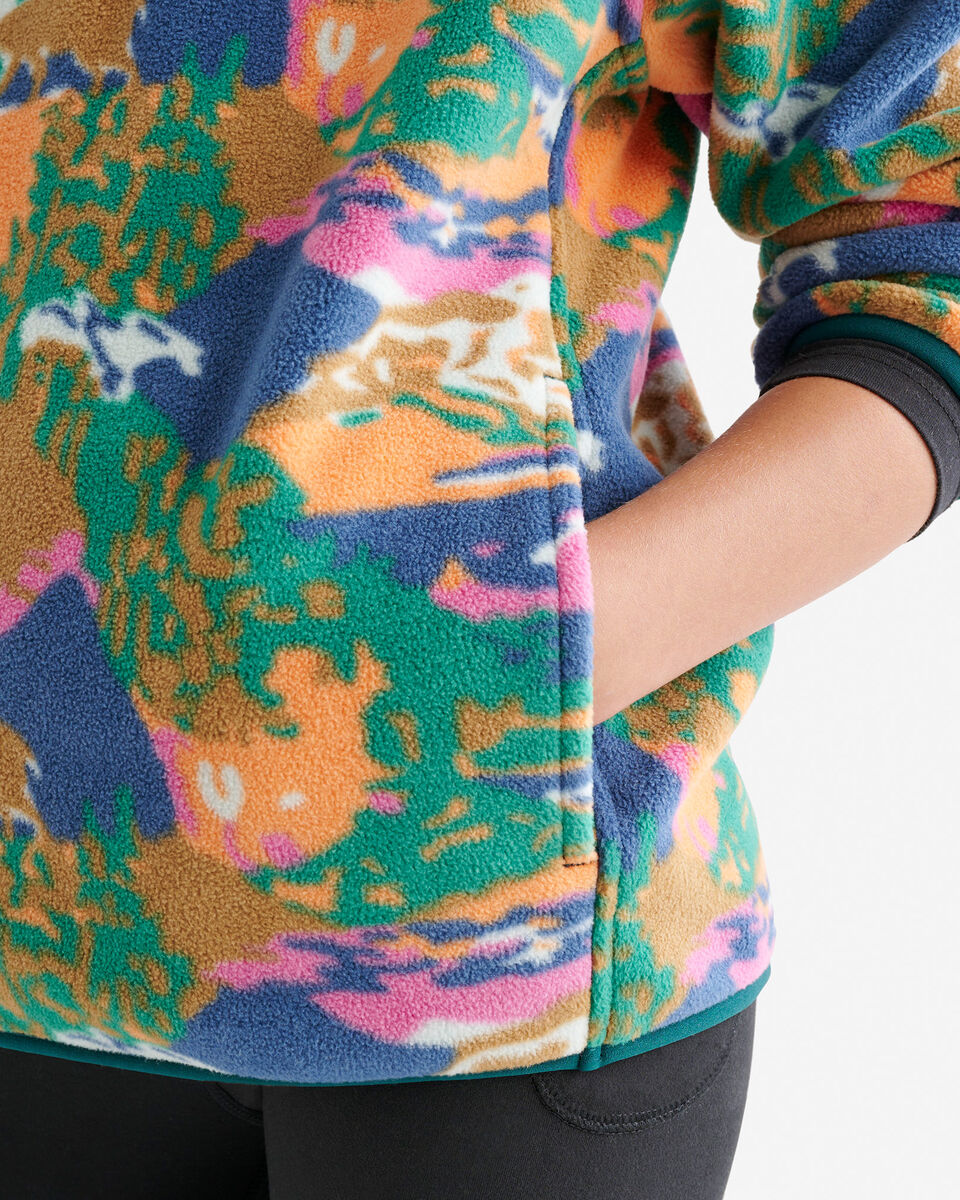 Kids Microfleece Half Zip Stein