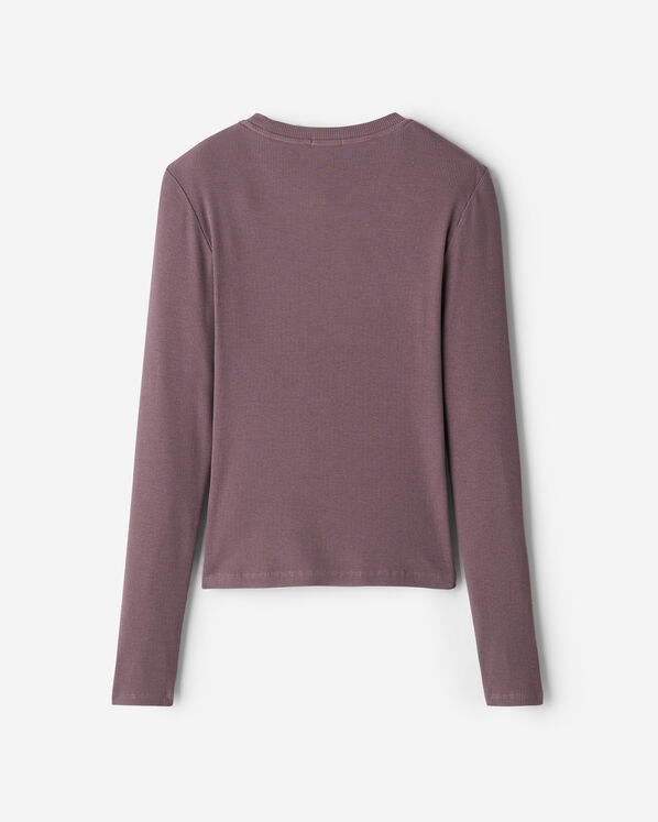Roam Rib Fitted Long Sleeve Top