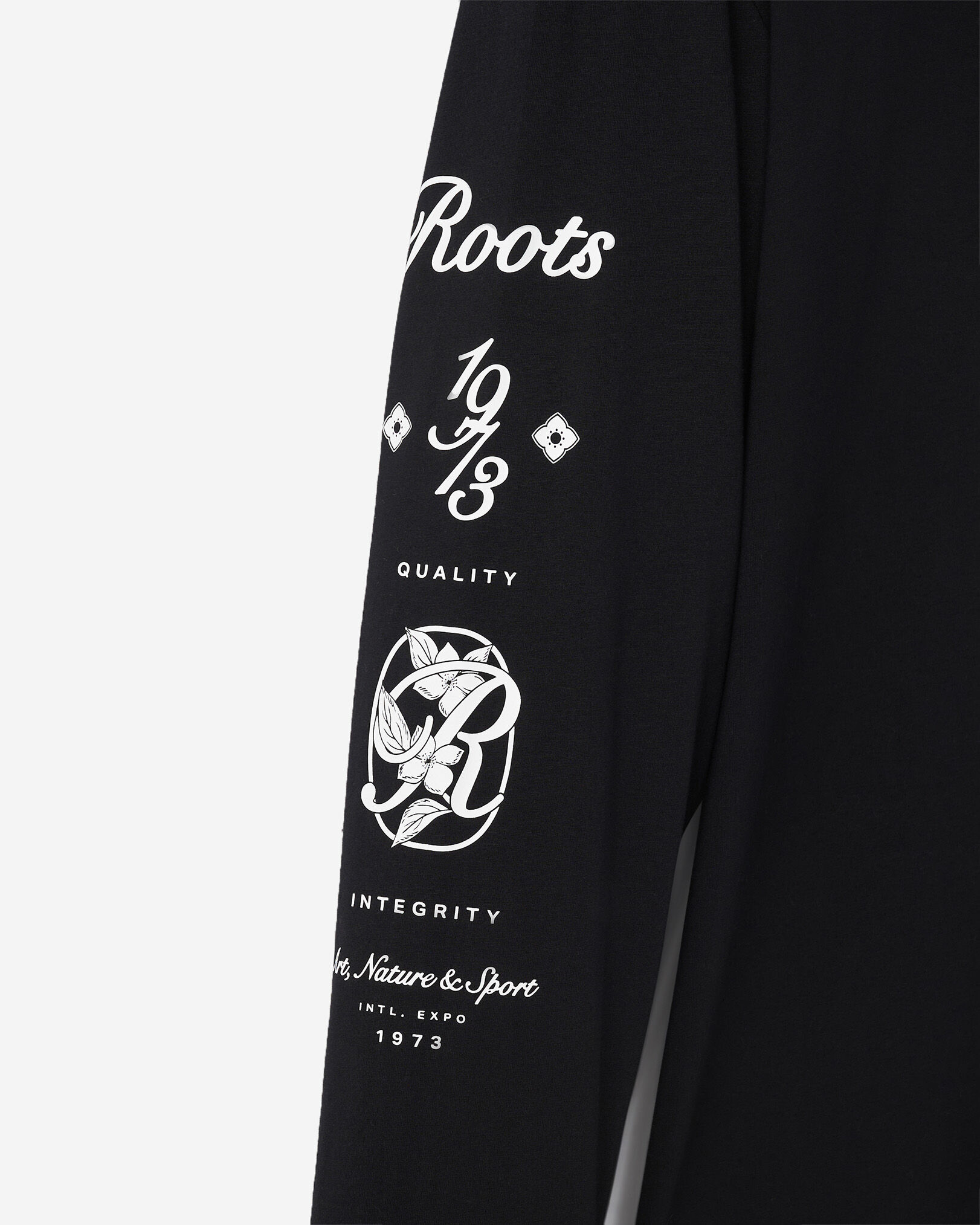 Mens Studio Graphic Long Sleeve T-Shirt | Graphic T-Shirts | Roots