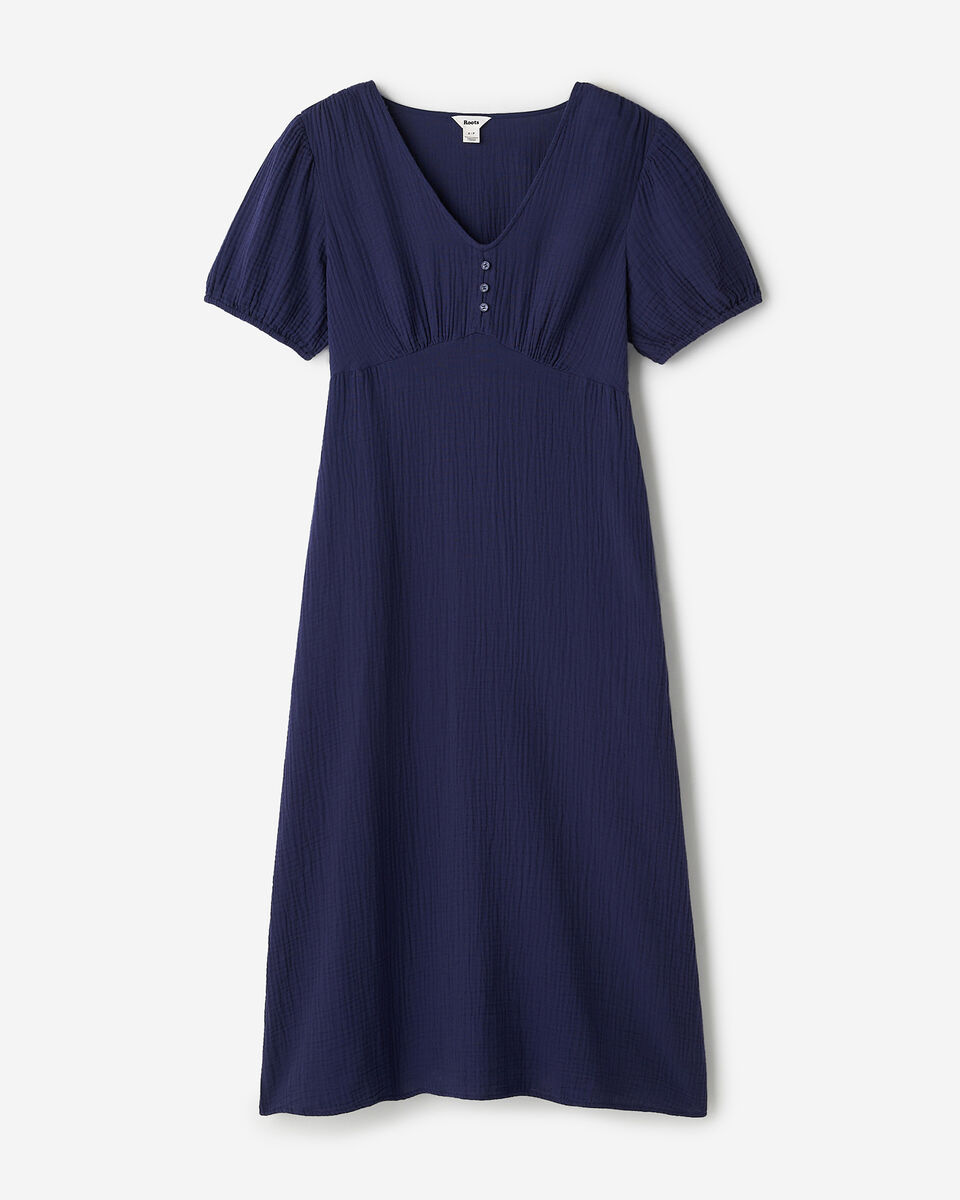 Isla Cotton Gauze Tea Dress