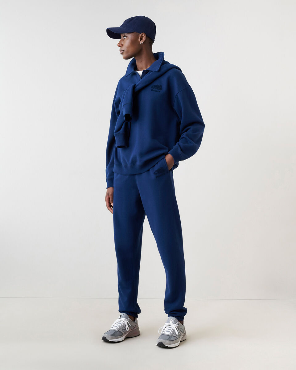 Pantalon en molleton de coton bio à taille haute Cooper