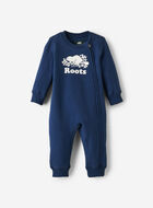 Barboteuse originale Cooper le castor en coton bio pour b&eacute;b&eacute;s