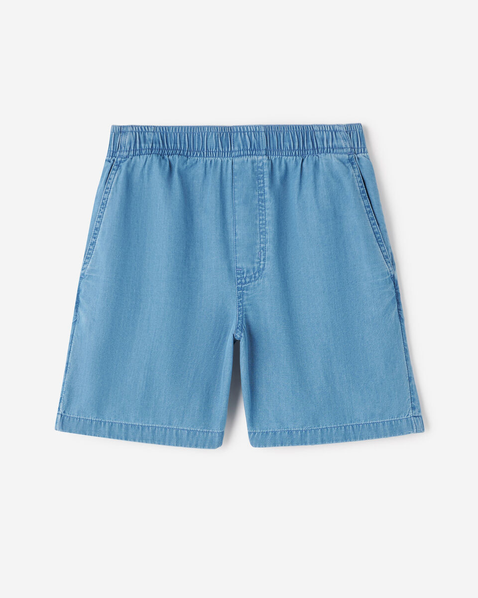 Kids Chambray Camp Short