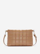 Pochette bouffante carrée à bandoulière