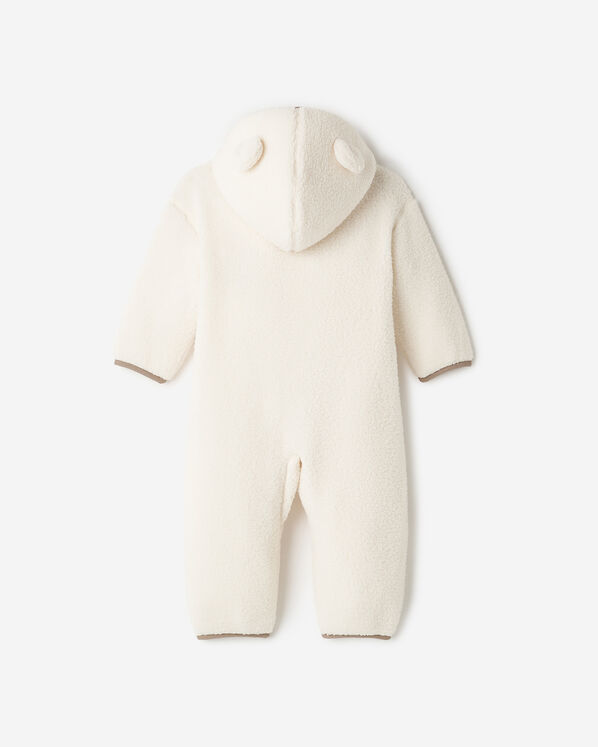 Baby Alta Shearling Fleece Romper Hoodie