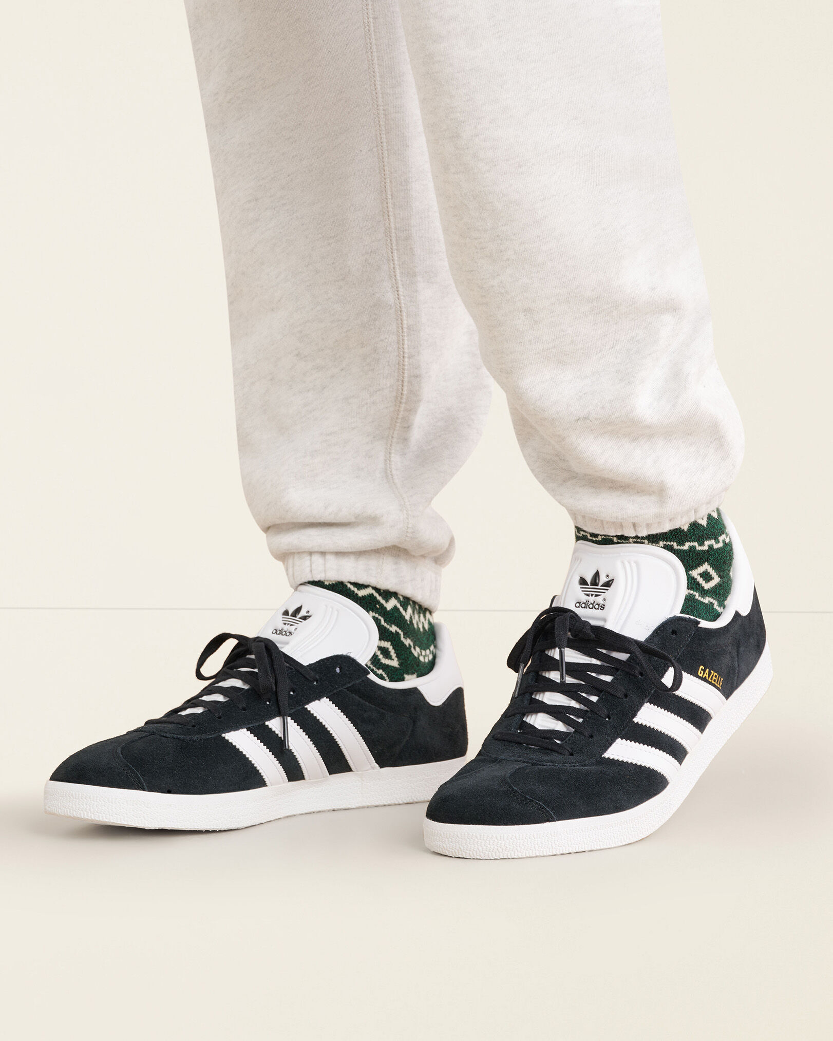 Plaid Applique Sweatpant