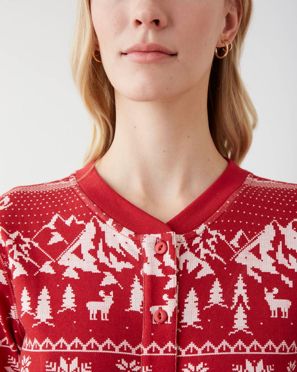 Womens Winter Wonderland Pajama Onesie