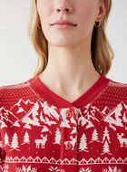 Womens Winter Wonderland Pajama Onesie