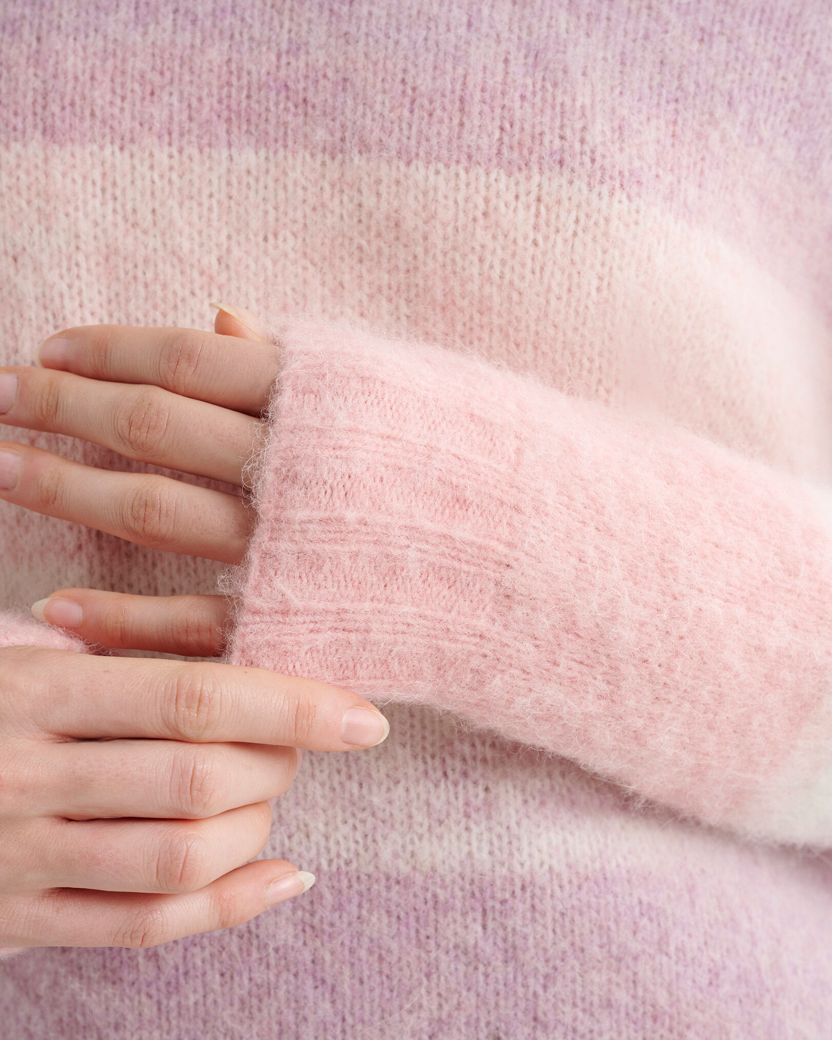 Chandail à col rond en laine d'alpaga Aurora