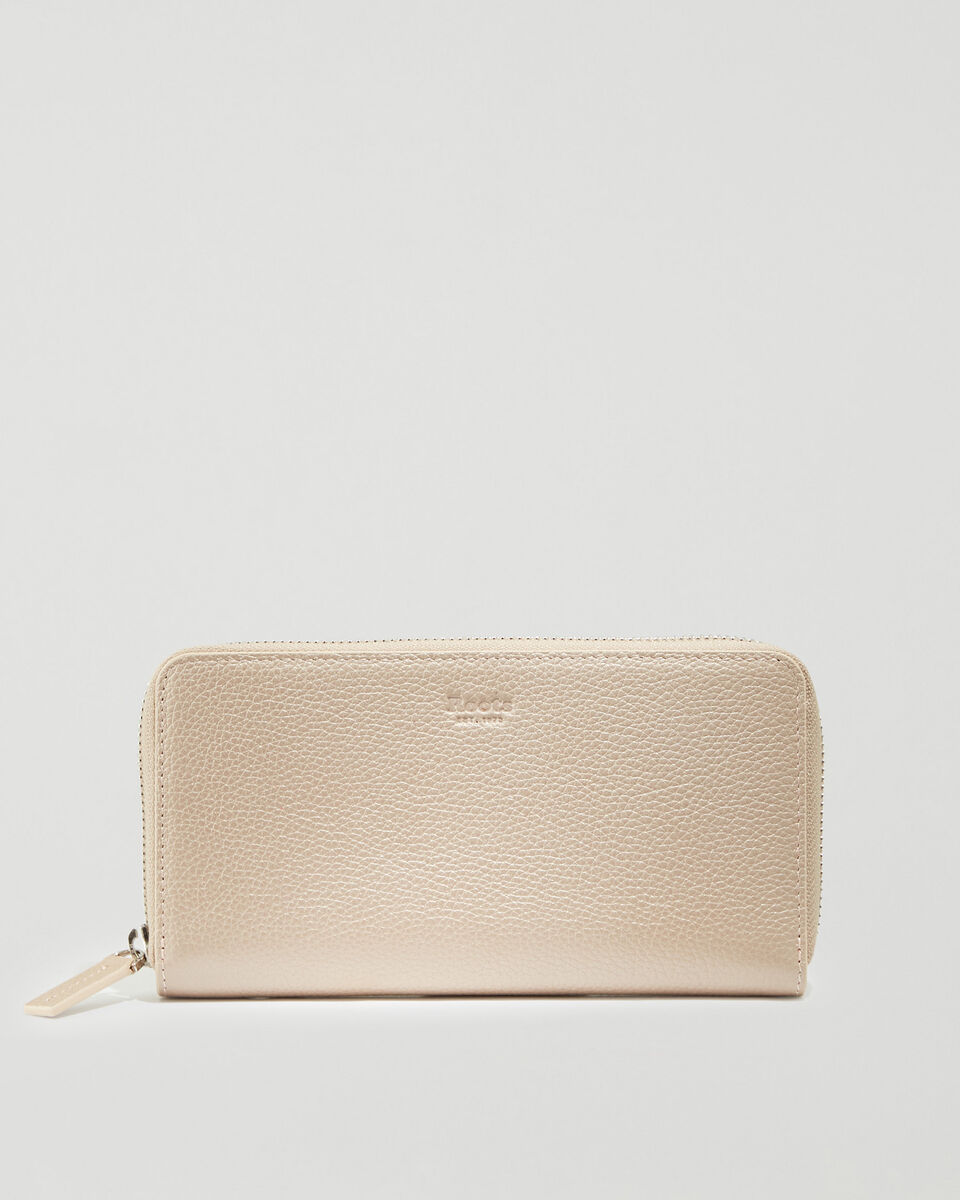 Zip Around Clutch Metallic