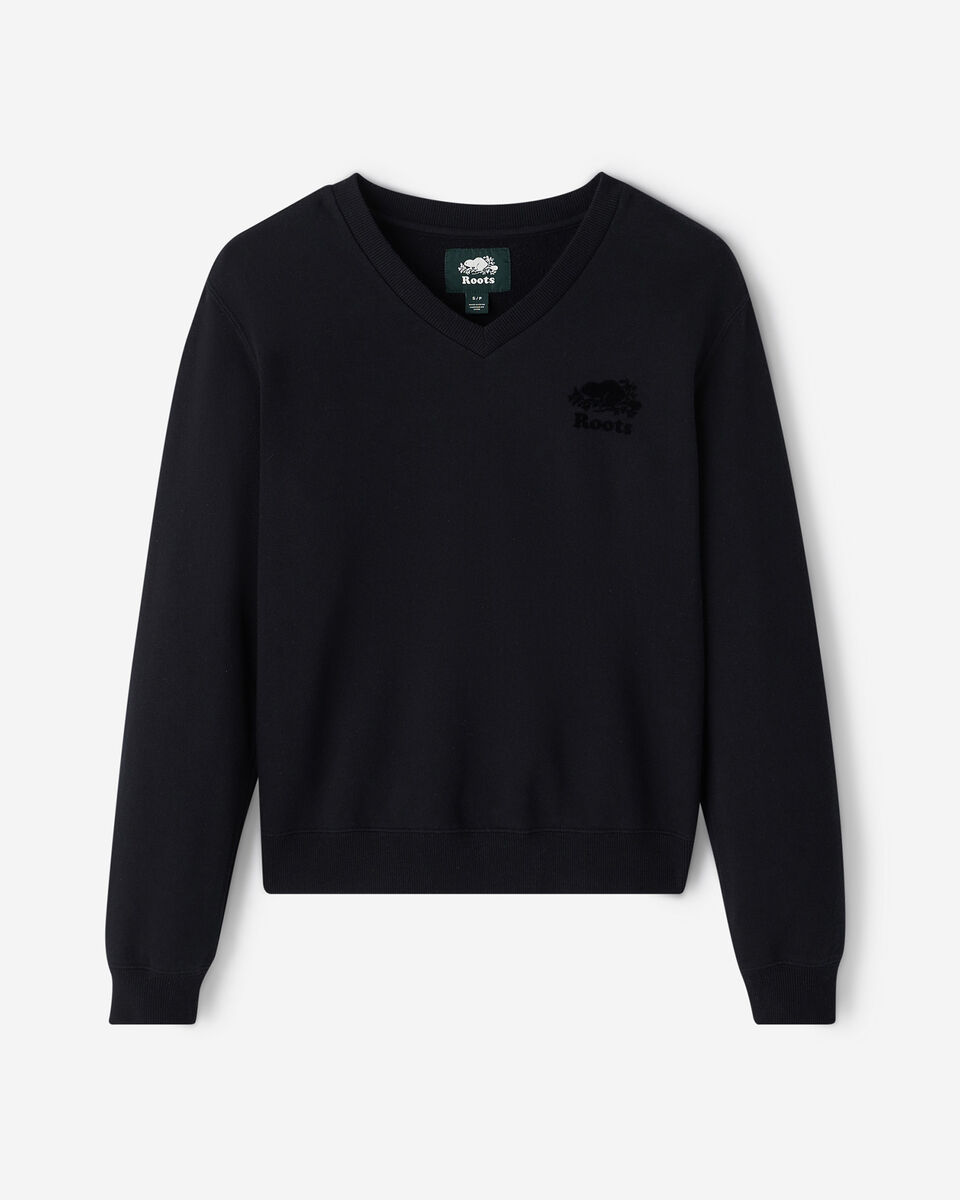 Organic Cooper V-Neck Sweatshirt