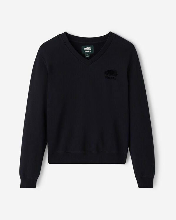 Organic Cooper V-Neck Sweatshirt