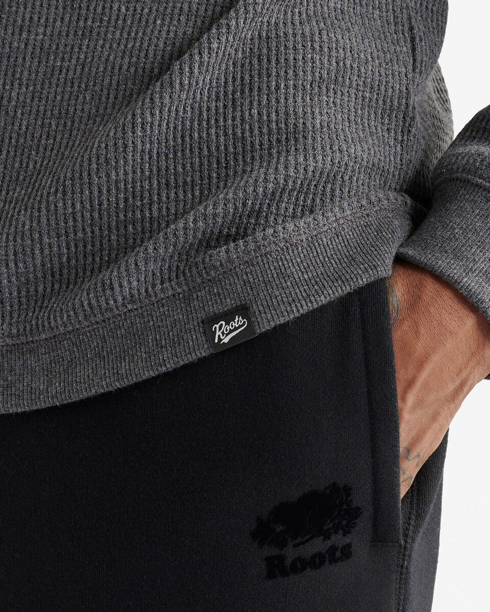 Waffle Long Sleeve Henley