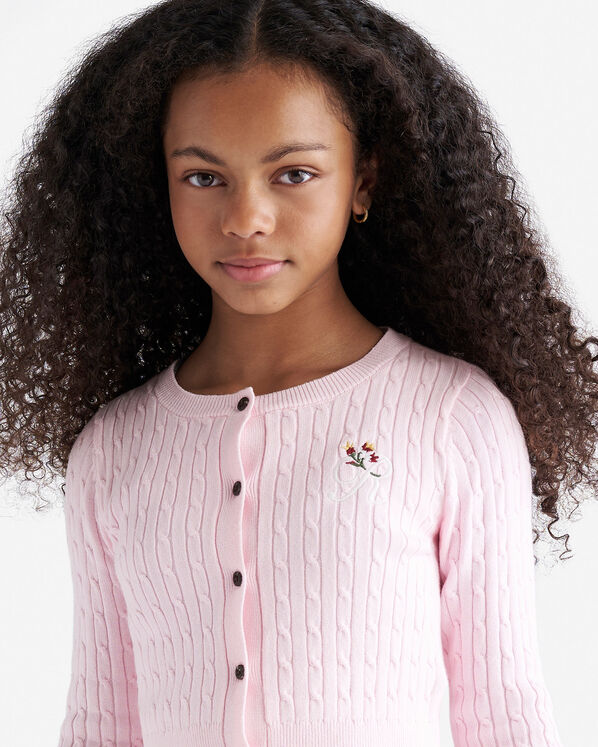 Girls Roots Signature Cardigan