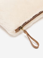 Shearling Medium Zip Pouch