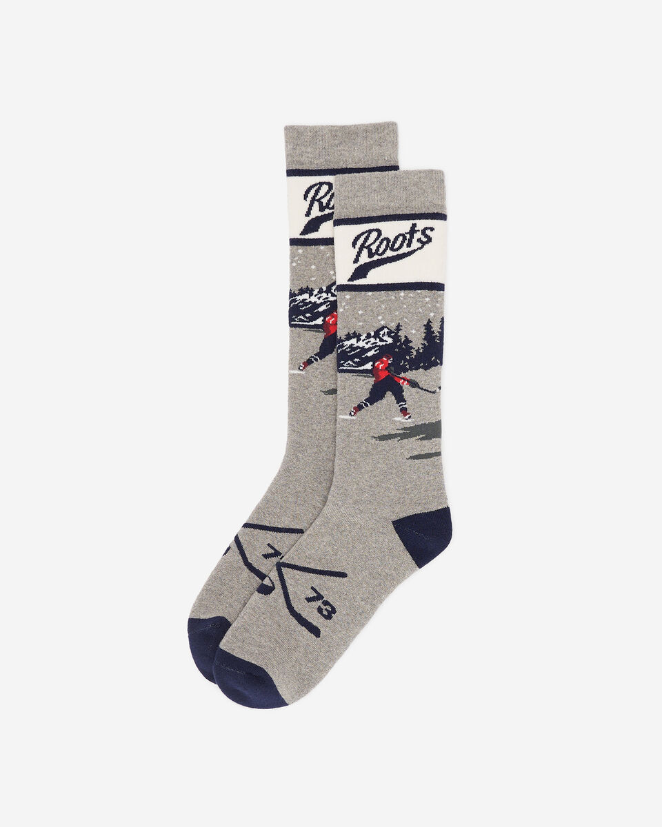 Adult Hockey Intarsia Sock