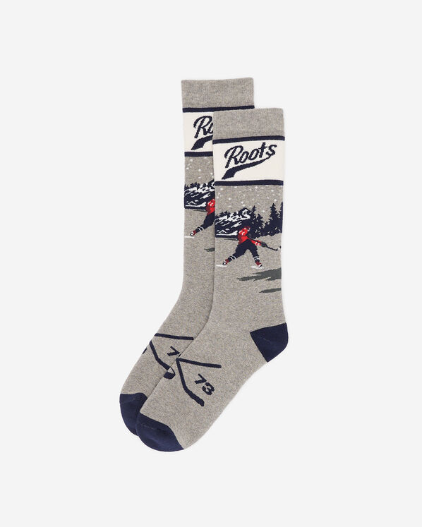 Adult Hockey Intarsia Sock