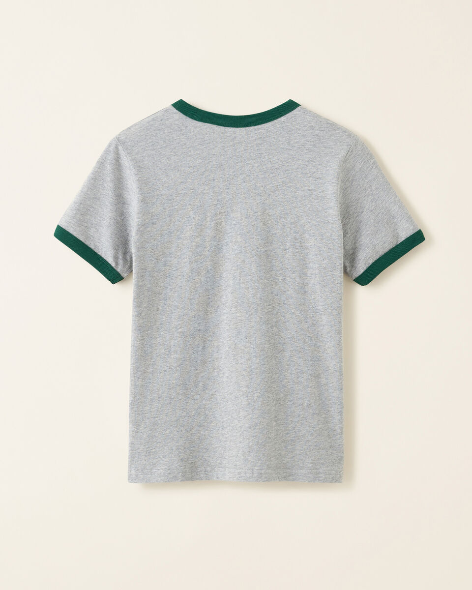 T-shirt à bordures contrastantes Beaver Canoe pour enfants