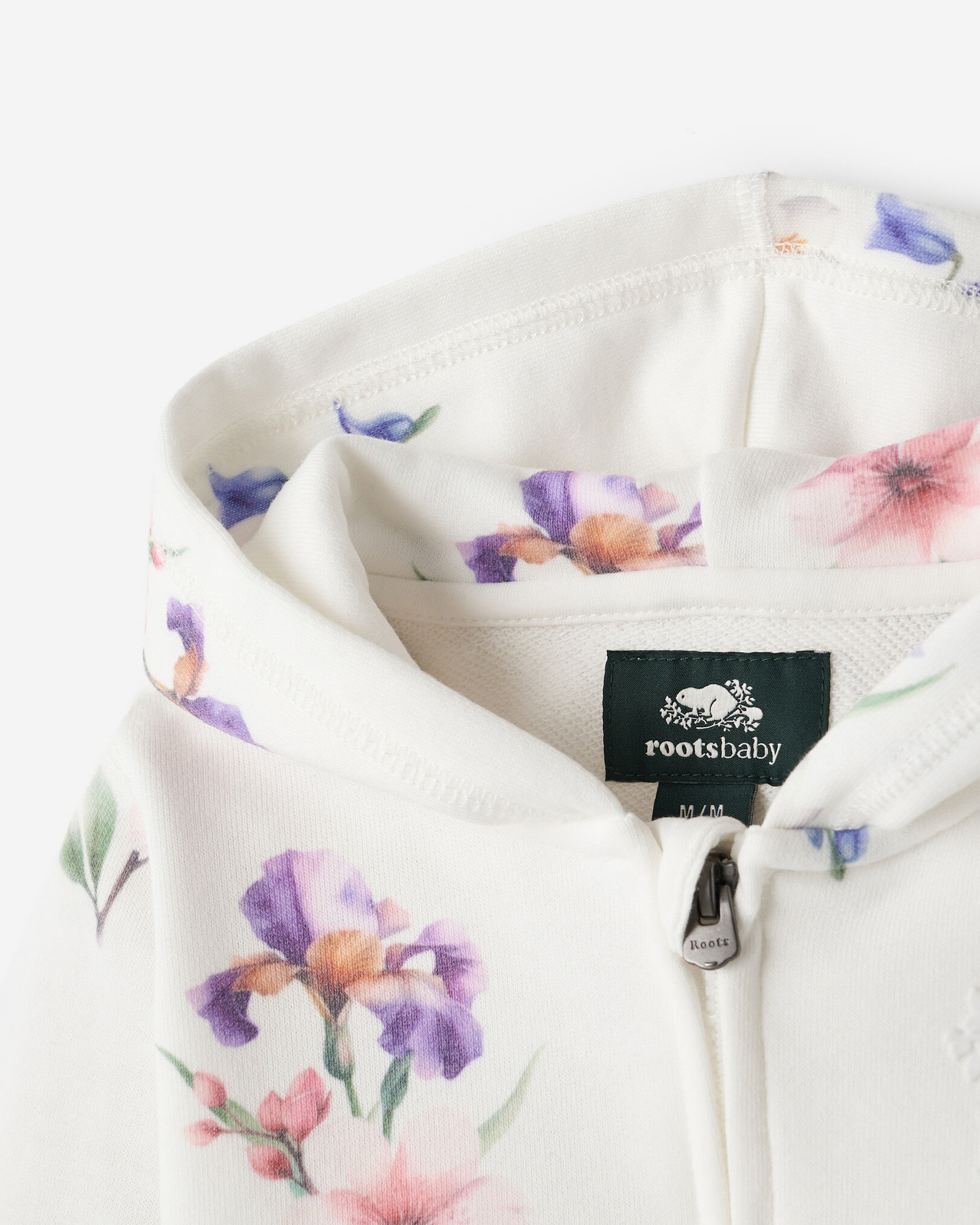 Baby Cooper Floral Full Zip Hoodie