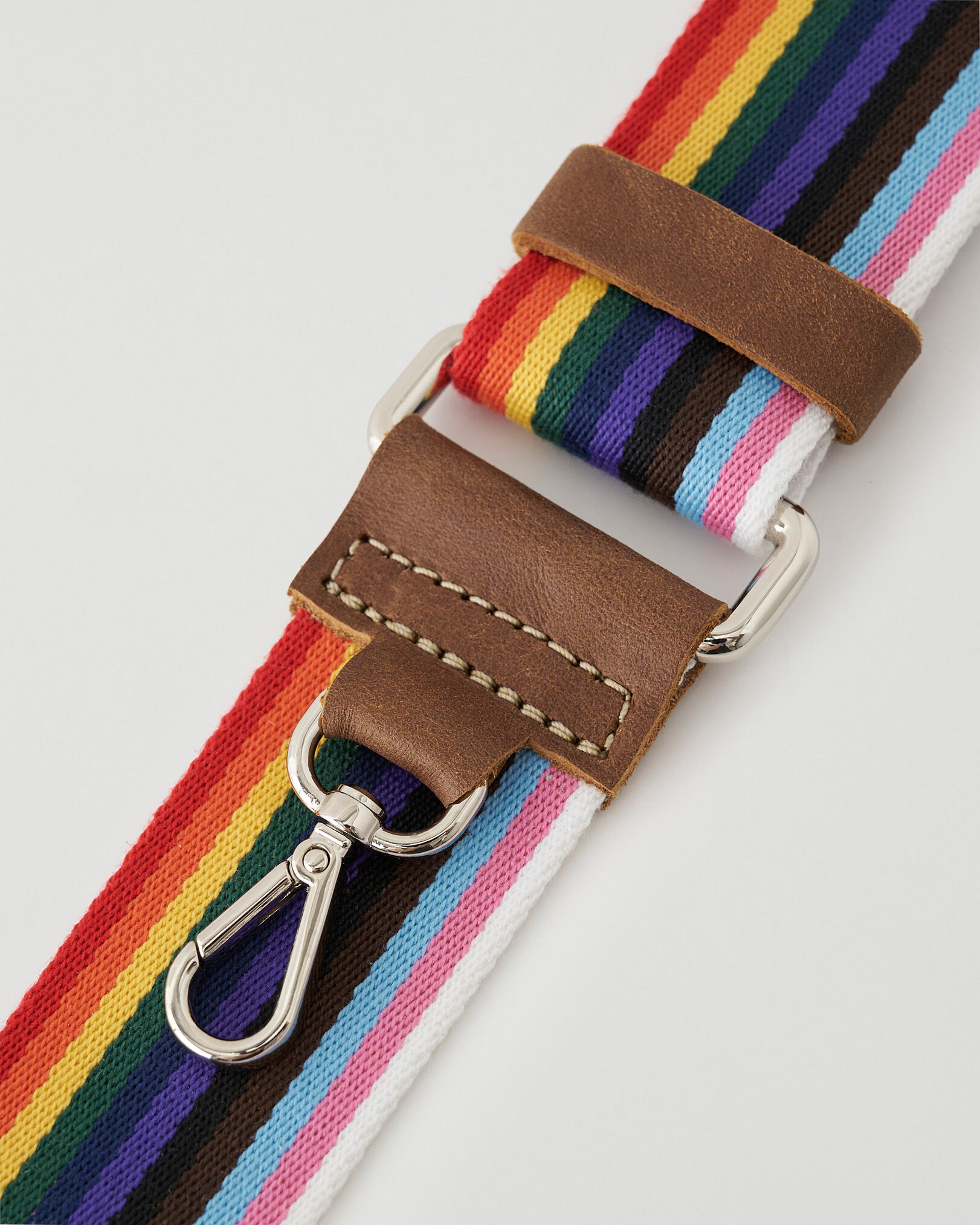 Bag with online rainbow strap