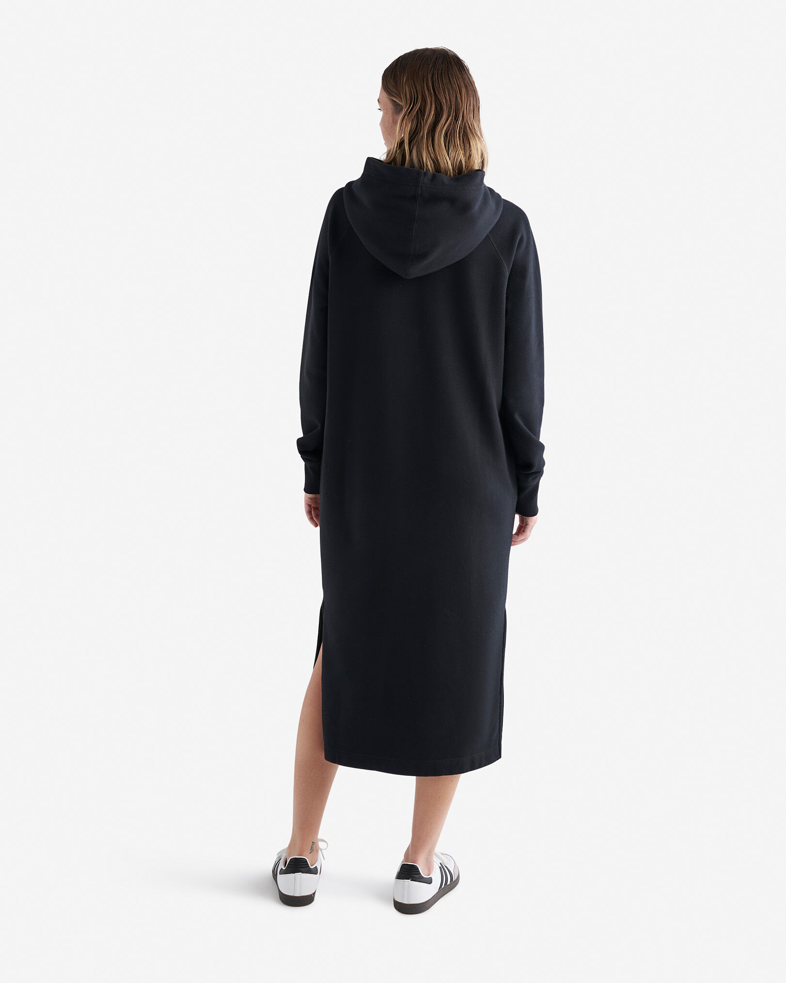 Organic Cooper Hoodie Midi Dress