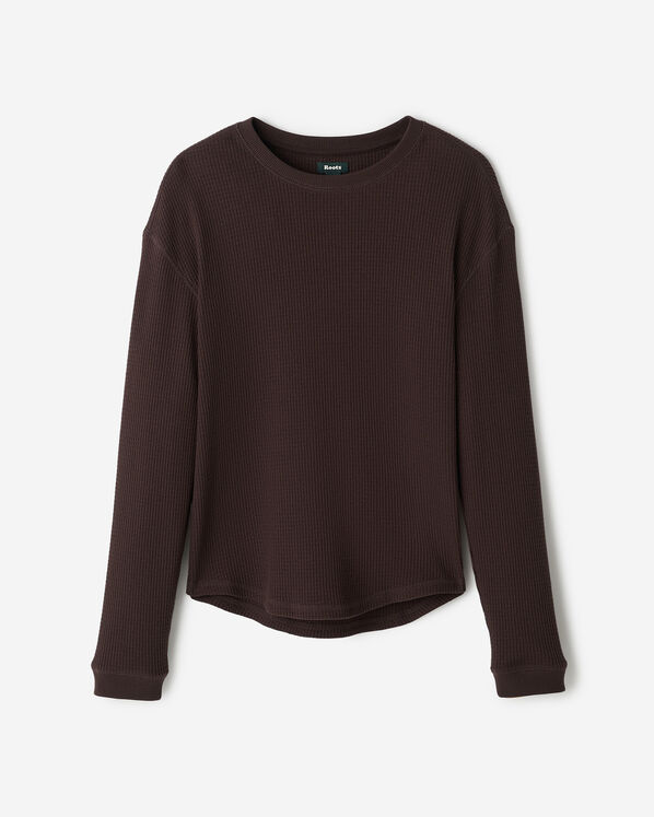 Waffle Long Sleeve Top
