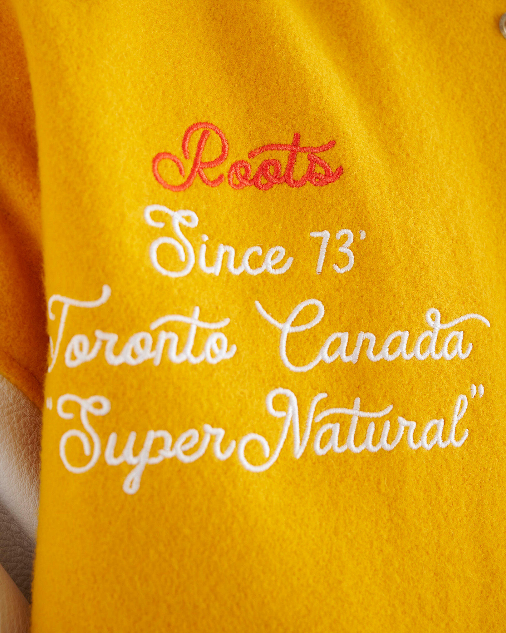 Roots X Better Gift Shop™ Buddy Varsity Jacket Gender Free Roots X Better Gift Shop™ Buddy Varsity Jacket Gender Free