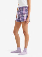 Womens Plaid Pajama Short