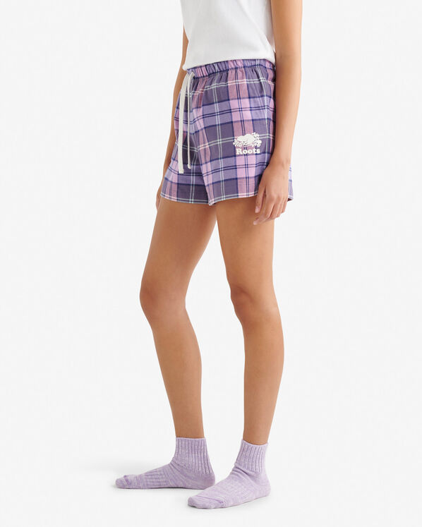 Womens Plaid Pajama Short Womens Plaid Pajama Short
