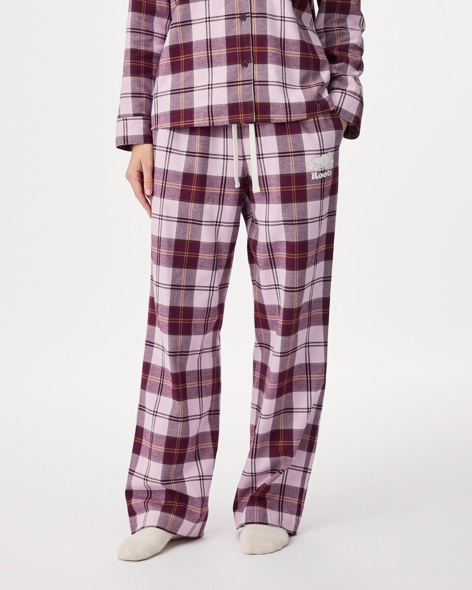 Pantalon de pyjama &agrave; carreaux pour femme